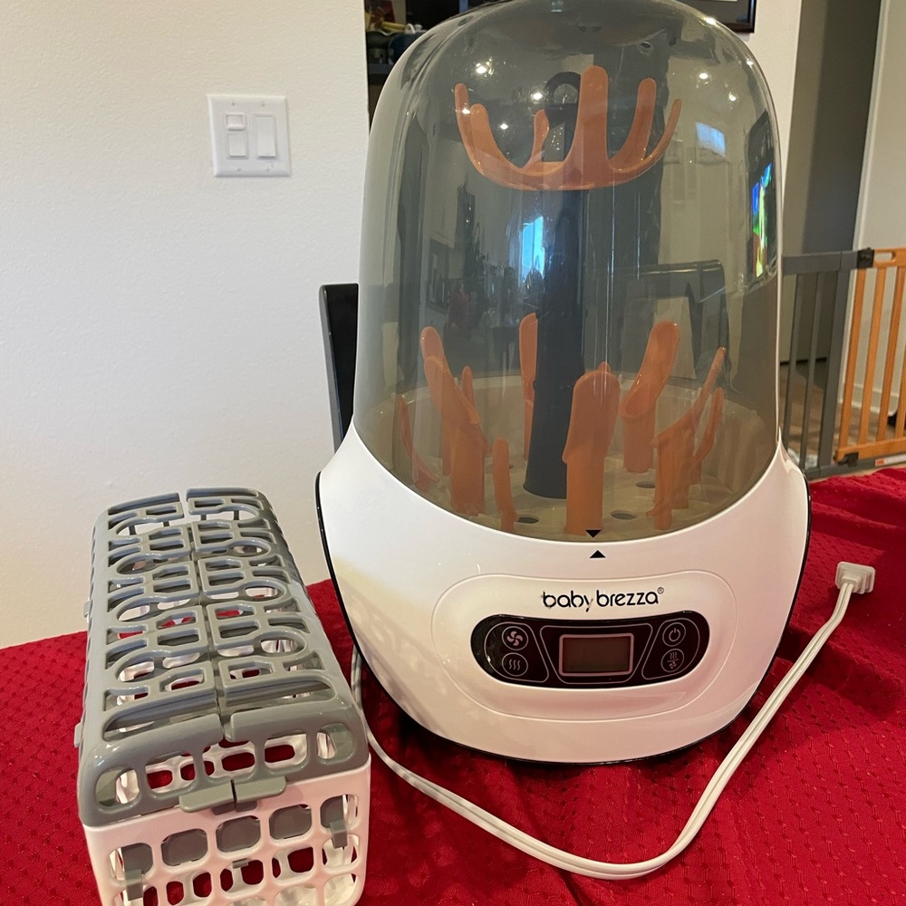 Baby Brezza Sterilizer and Dryer & OXO Tot Dishwasher Basket